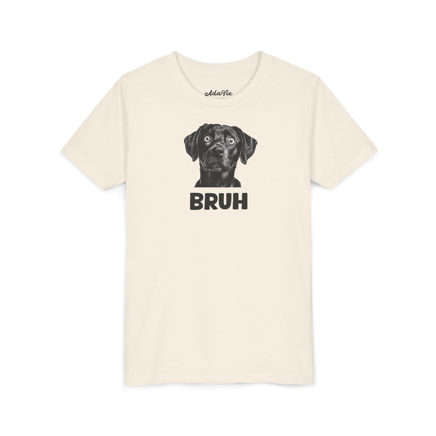 Bruh Pup T-Shirt for Kids - Funny tee for kids | 100% Cotton