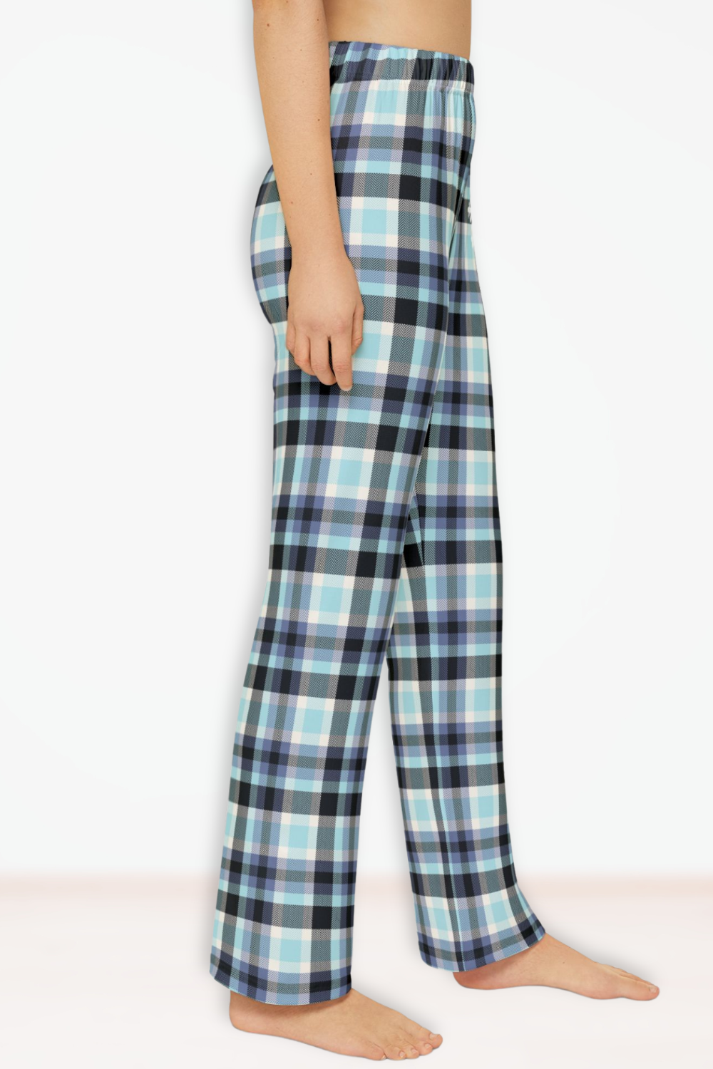 Youth Holiday Plaid Pajama Pants with Snowflake – Matching Family PJs