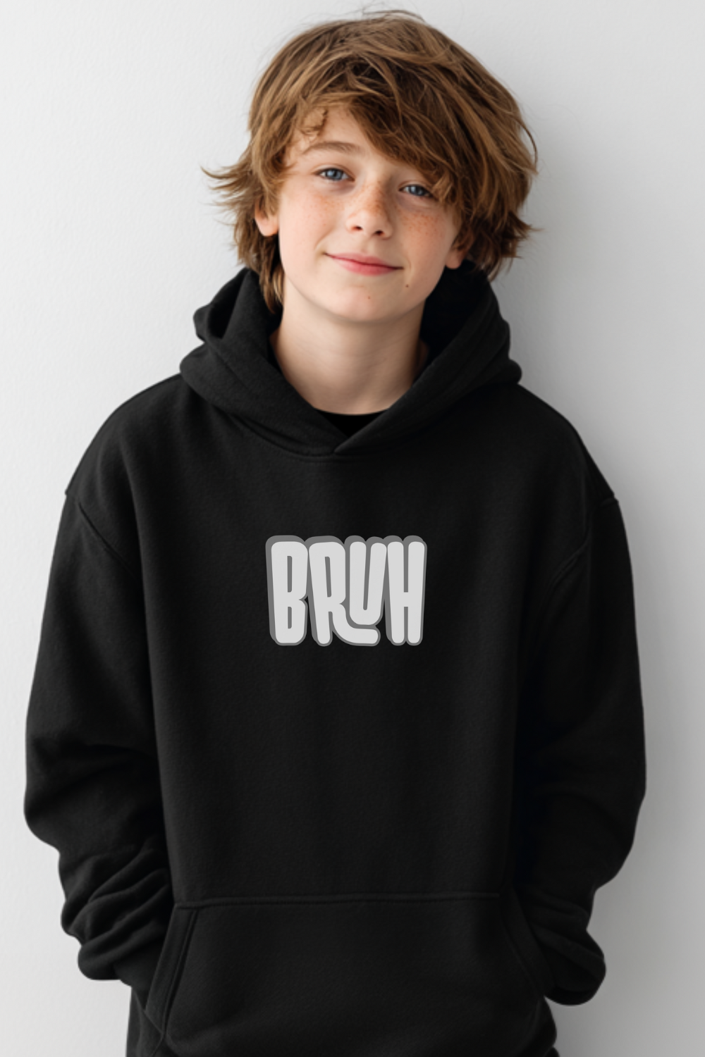 Keep it cozy and on-trend with this bold “BRUH” hoodie. Available in youth to adult 5XL, this unisex sweatshirt makes the perfect funny gift for teens, birthday outfits, or matching family hoodies. Designed with soft fleece and a block-letter graphic, it’s a must-have for kids, teens, and adults who love meme-inspired fashion. #BruhHoodie #FunnyHoodie #TeenStyle #FamilyMatchingOutfits #GiftIdeas