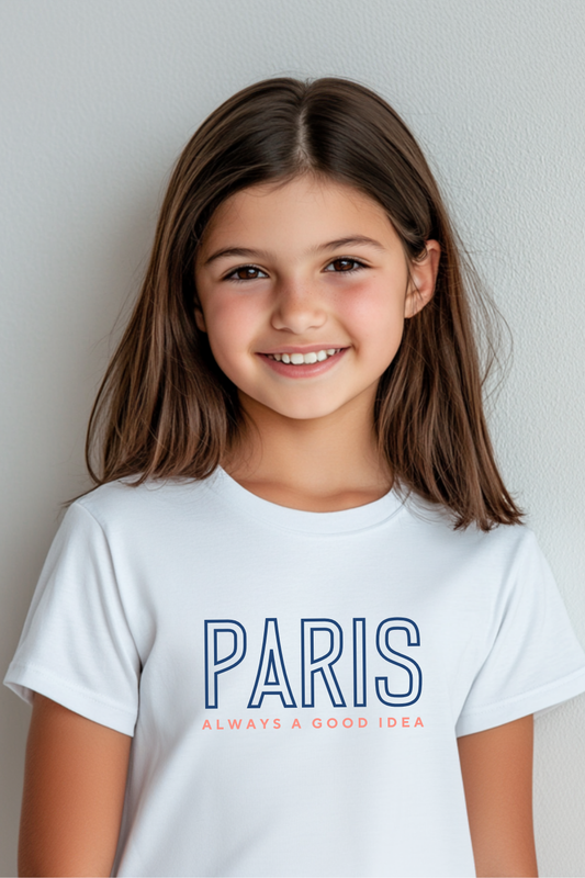 Paris t-shirt 100% organic cotton Paris Shirt for kids Paris baby tee shirt for women
