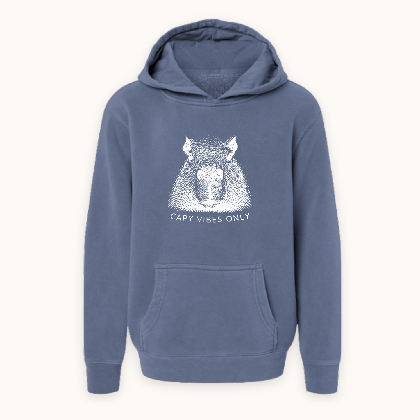 Capy Vibes Only Hoodie – Capybara Hoodie for Kids, Teens, Adults & Animal Lovers