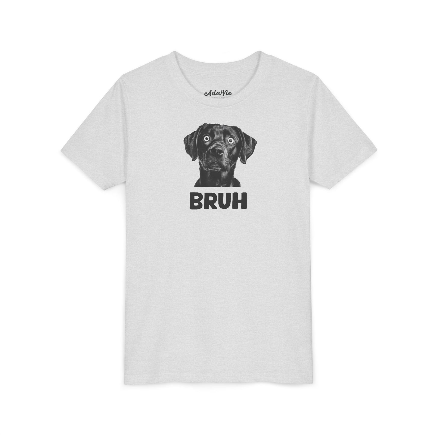 Bruh Pup Tee for Kids | 100% Cotton