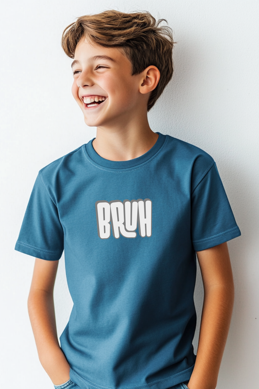 Bruh T-Shirt | Trendy Tee for Teens & Tweens | Funny Slang Shirt