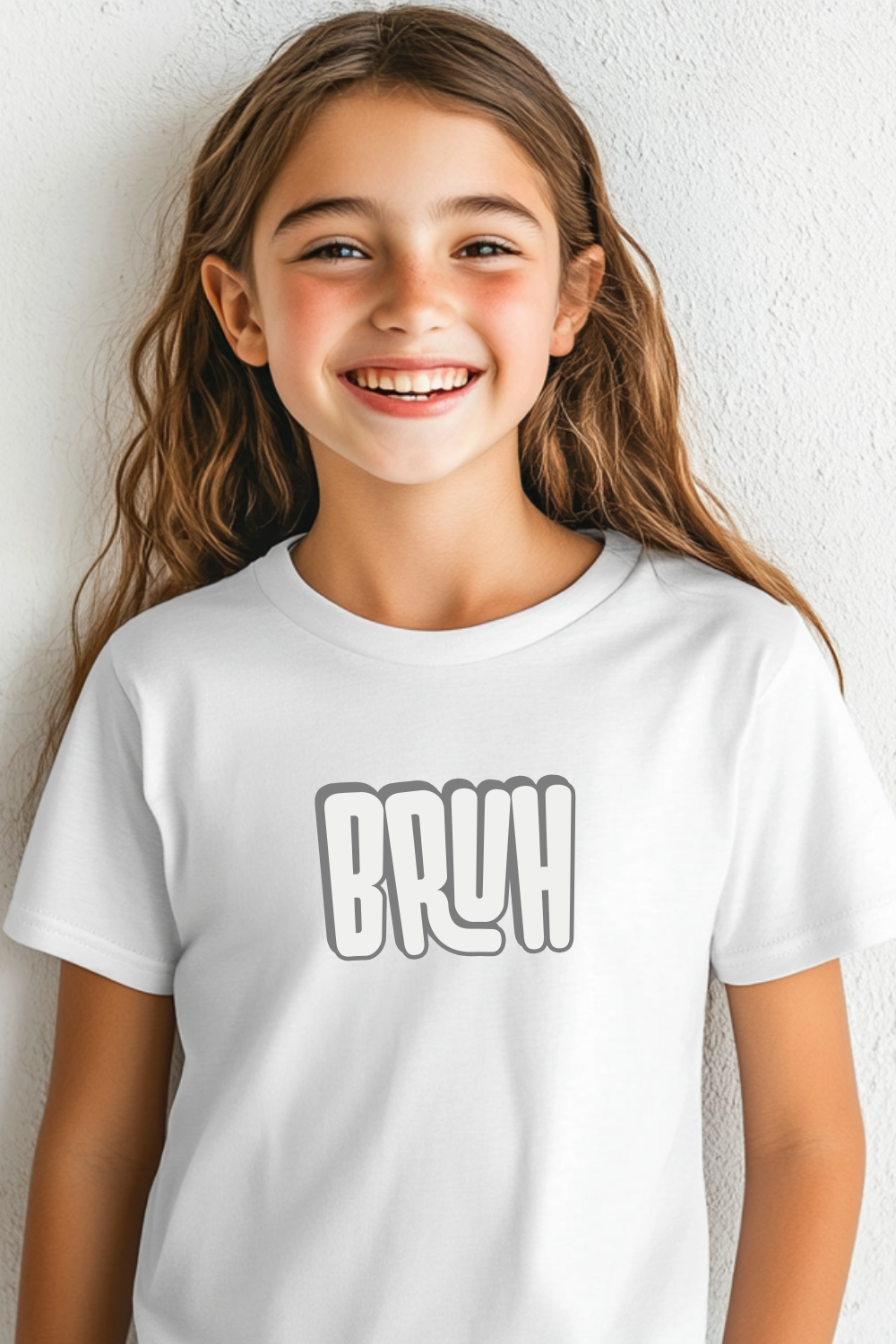 Bruh T-Shirt | Trendy Tee for Teens & Tweens | Funny Slang Shirt