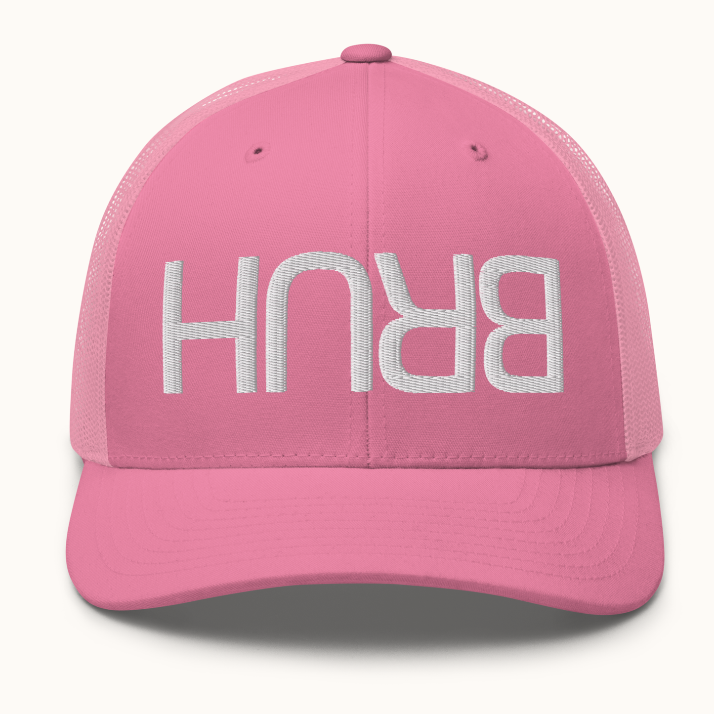 BRUH Upside Down Embroidered Trucker Hat – Youth to Adult Fit