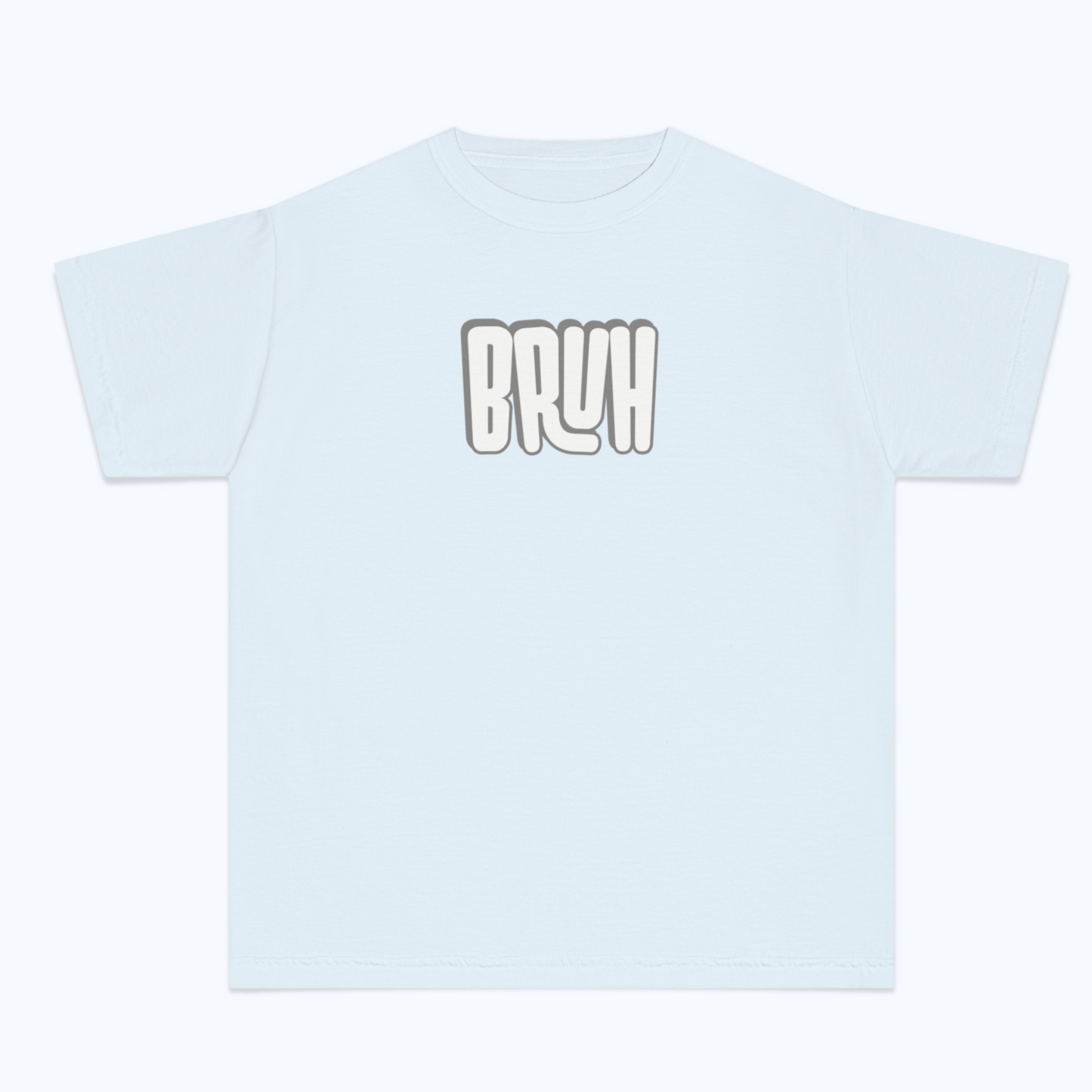 Bruh T-Shirt | Trendy Tee for Teens & Tweens | Funny Slang Shirt