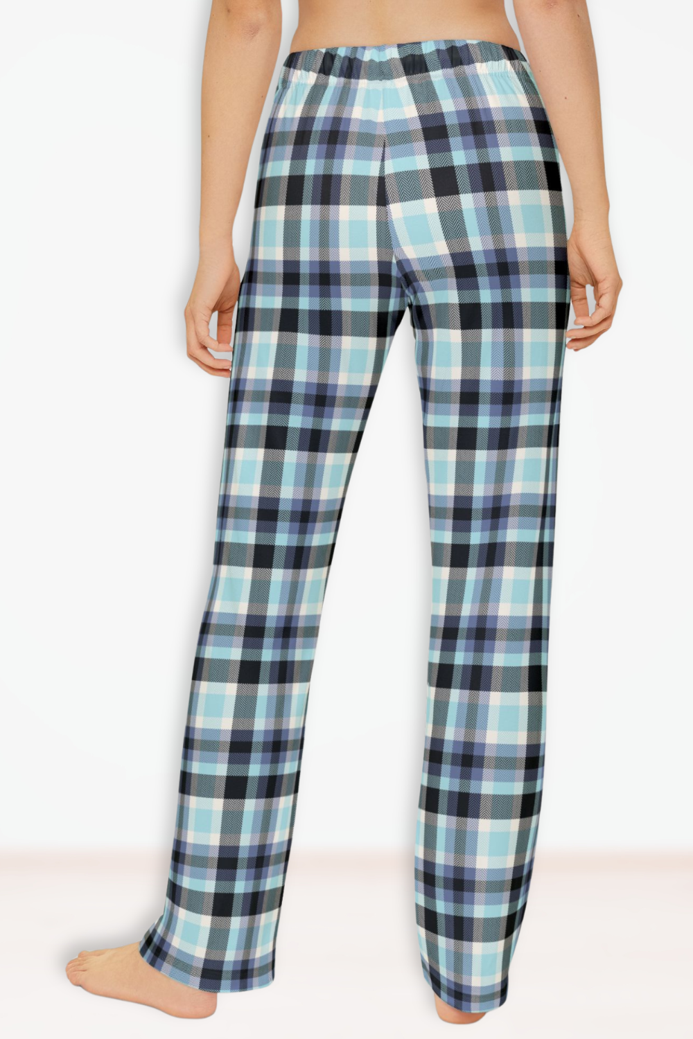 Youth Holiday Plaid Pajama Pants with Snowflake – Matching Family PJs