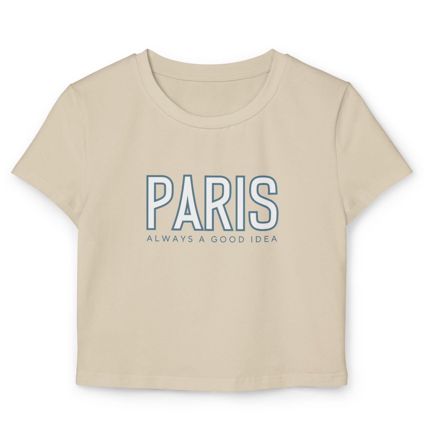 Paris Tee | Fits Kids, Teens & Women | 100% Organic Cotton