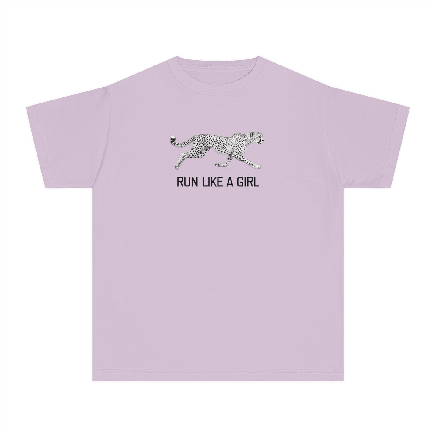 Run Like a Girl Cheetah Tee | 100% Cotton