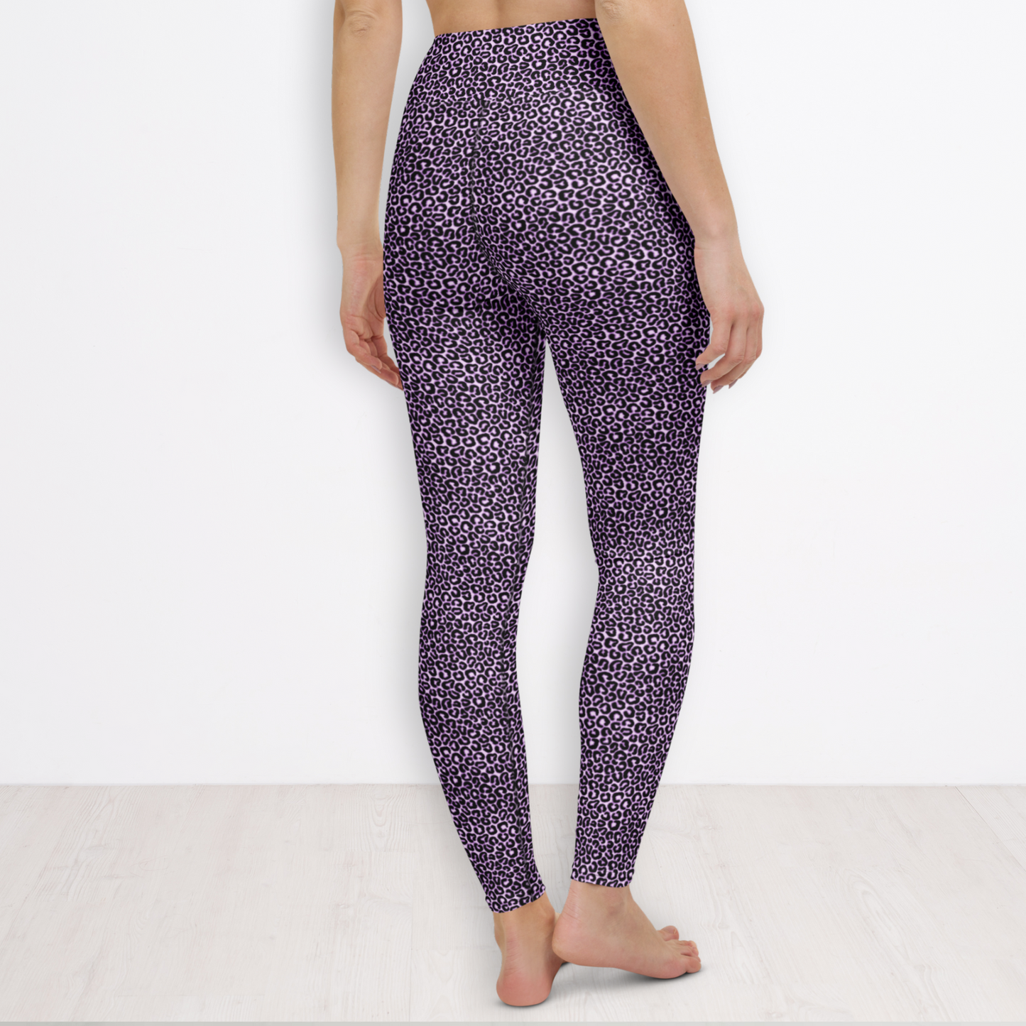 Purple Leopard Print Leggings – Trendy Matching Sets for Kids, Tweens & Adults