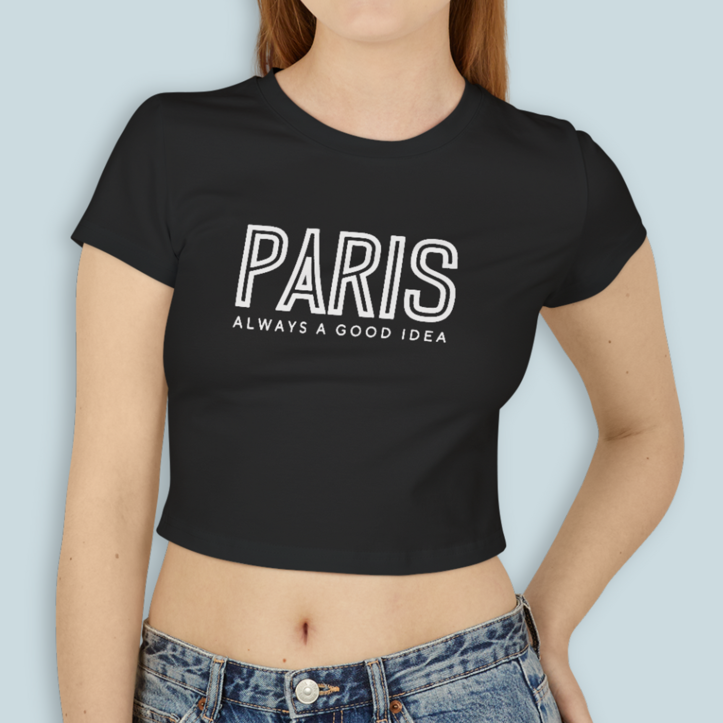 Paris Tee | Fits Kids, Teens & Women | 100% Organic Cotton