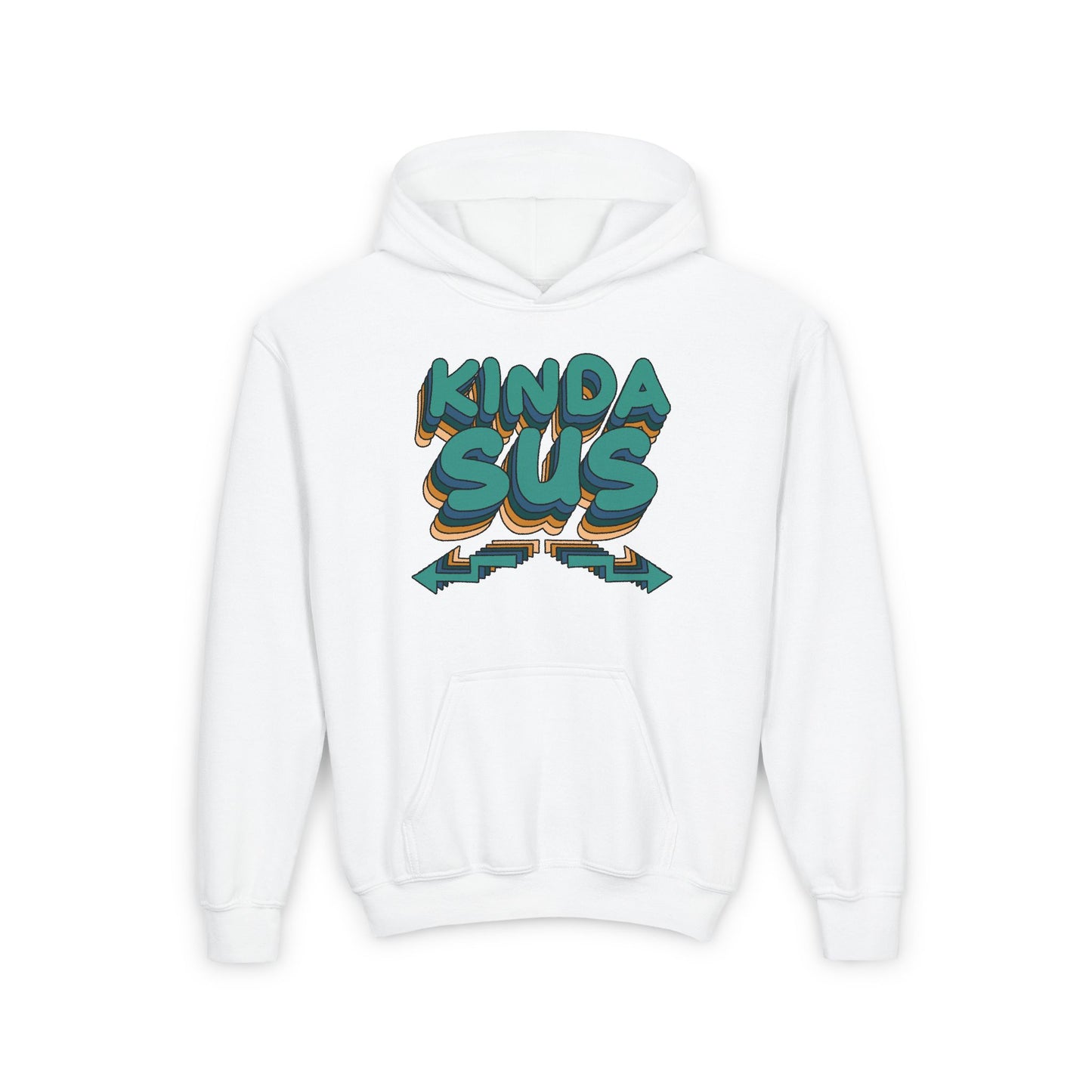 Kinda Sus Youth Hooded Sweatshirt