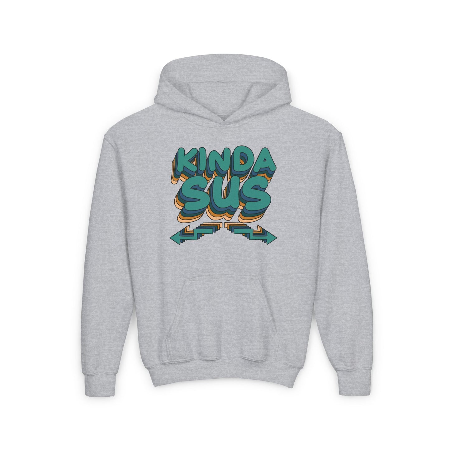 Kinda Sus Youth Hooded Sweatshirt