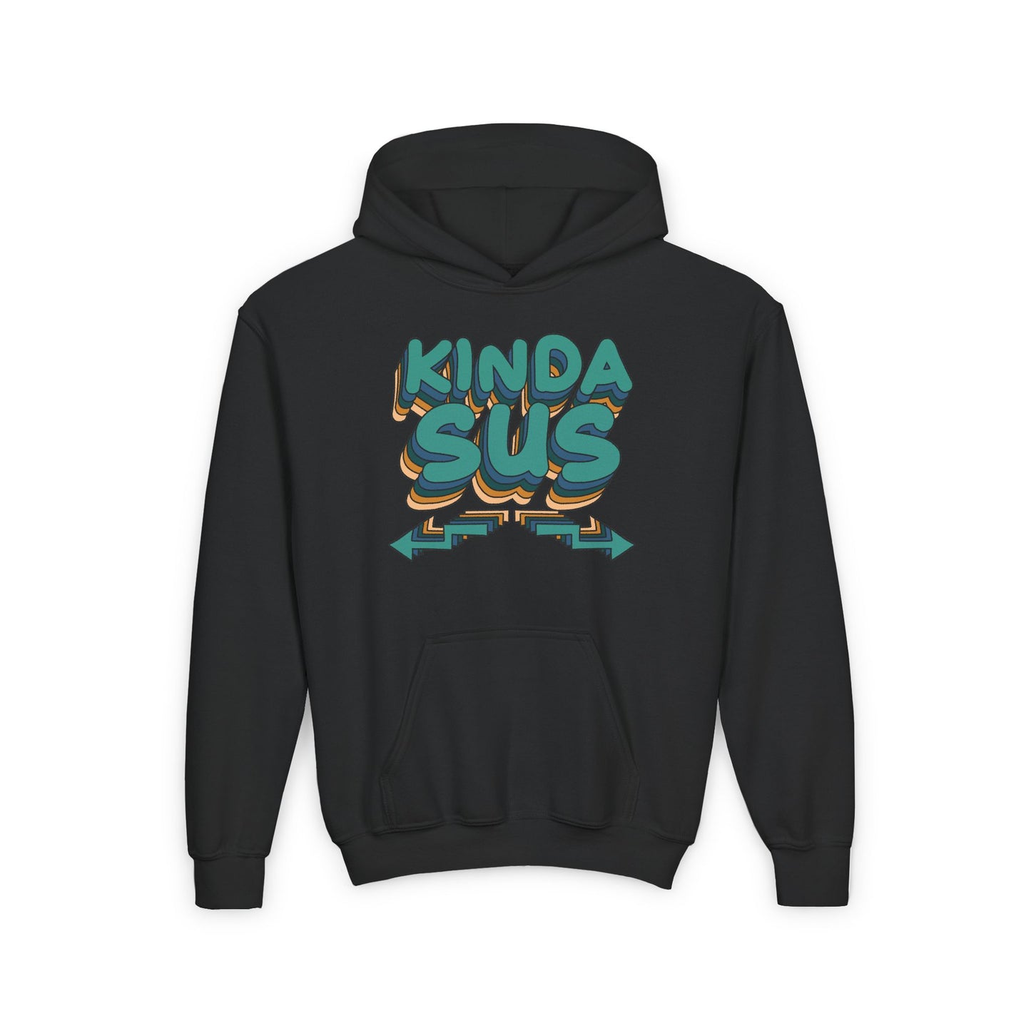 Kinda Sus Youth Hooded Sweatshirt