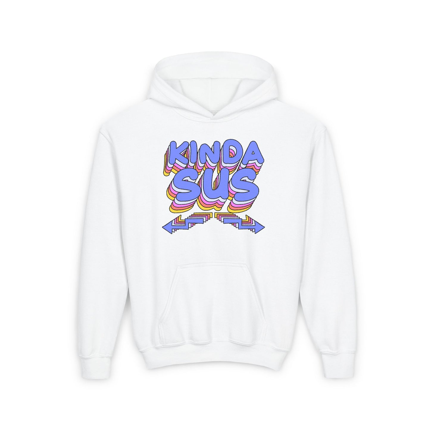 Kinda Sus Youth Hooded Sweatshirt