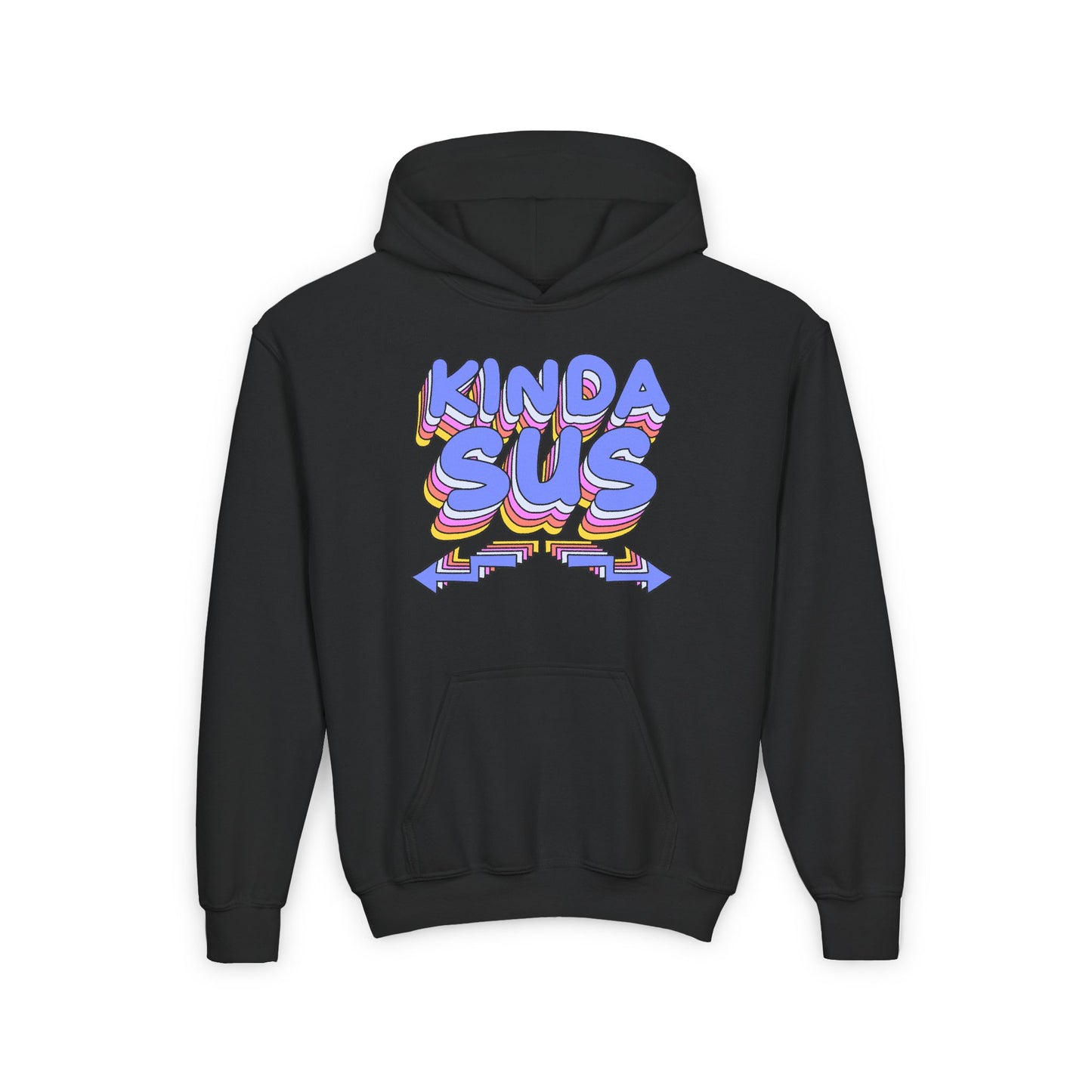 Kinda Sus Youth Hooded Sweatshirt