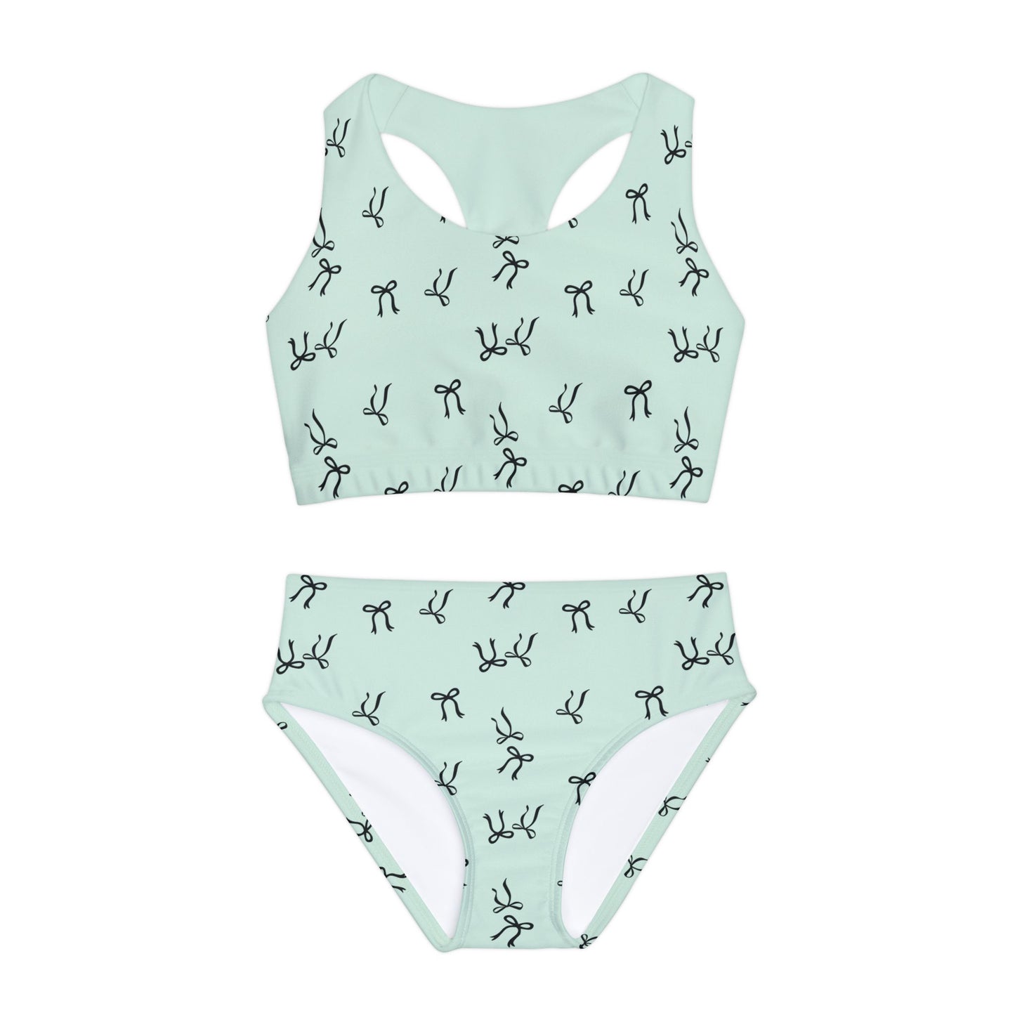 Stylish Youth Two-Piece Bow Swimsuit | 6 Colors | Mommy & Me Options