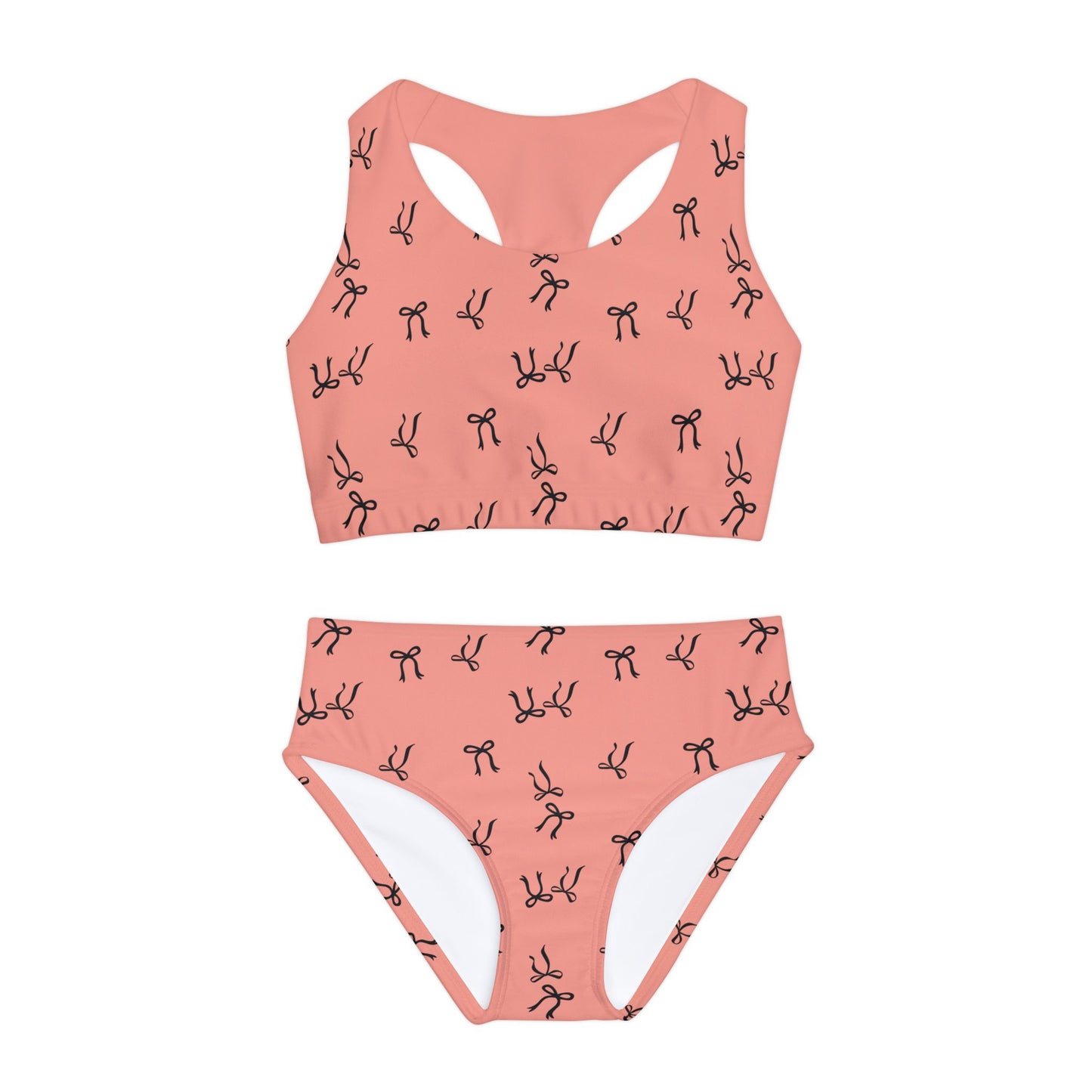 Stylish Youth Two-Piece Bow Swimsuit | 6 Colors | Mommy & Me Options