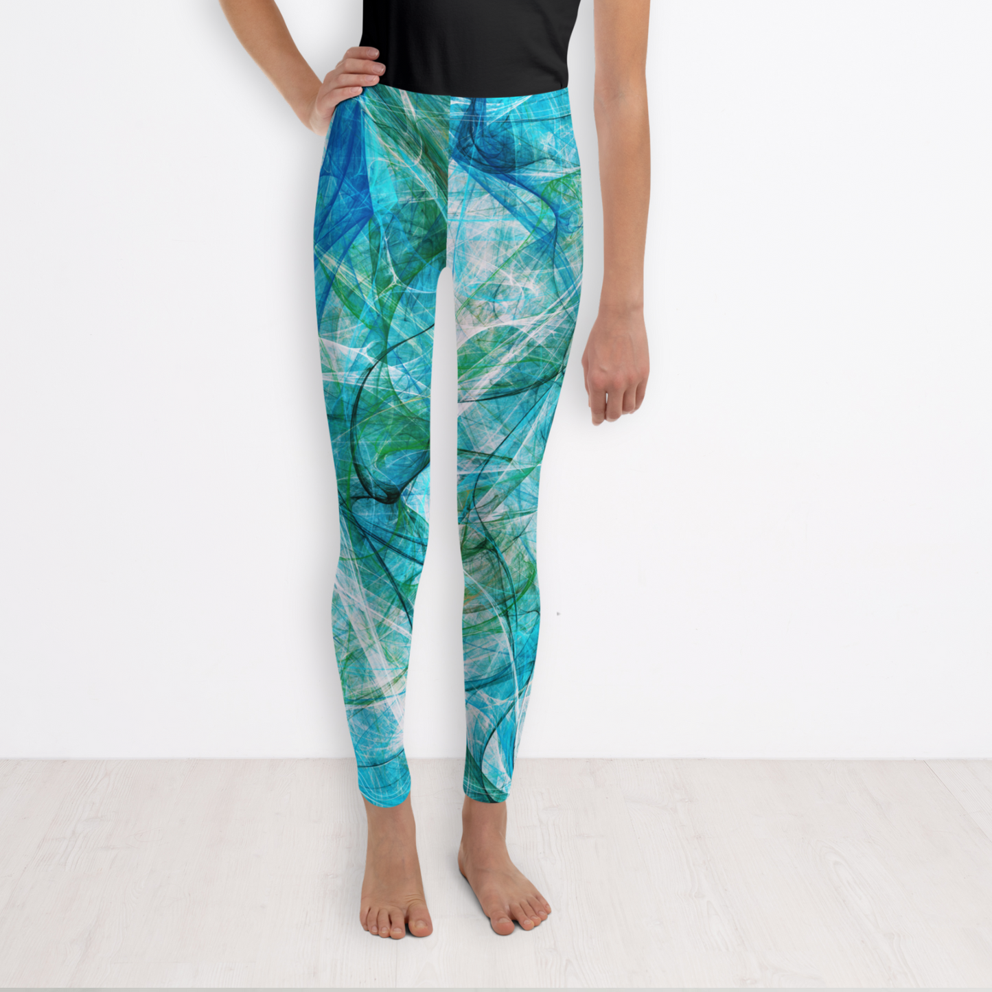 abstract leggings for kids youth leggings 