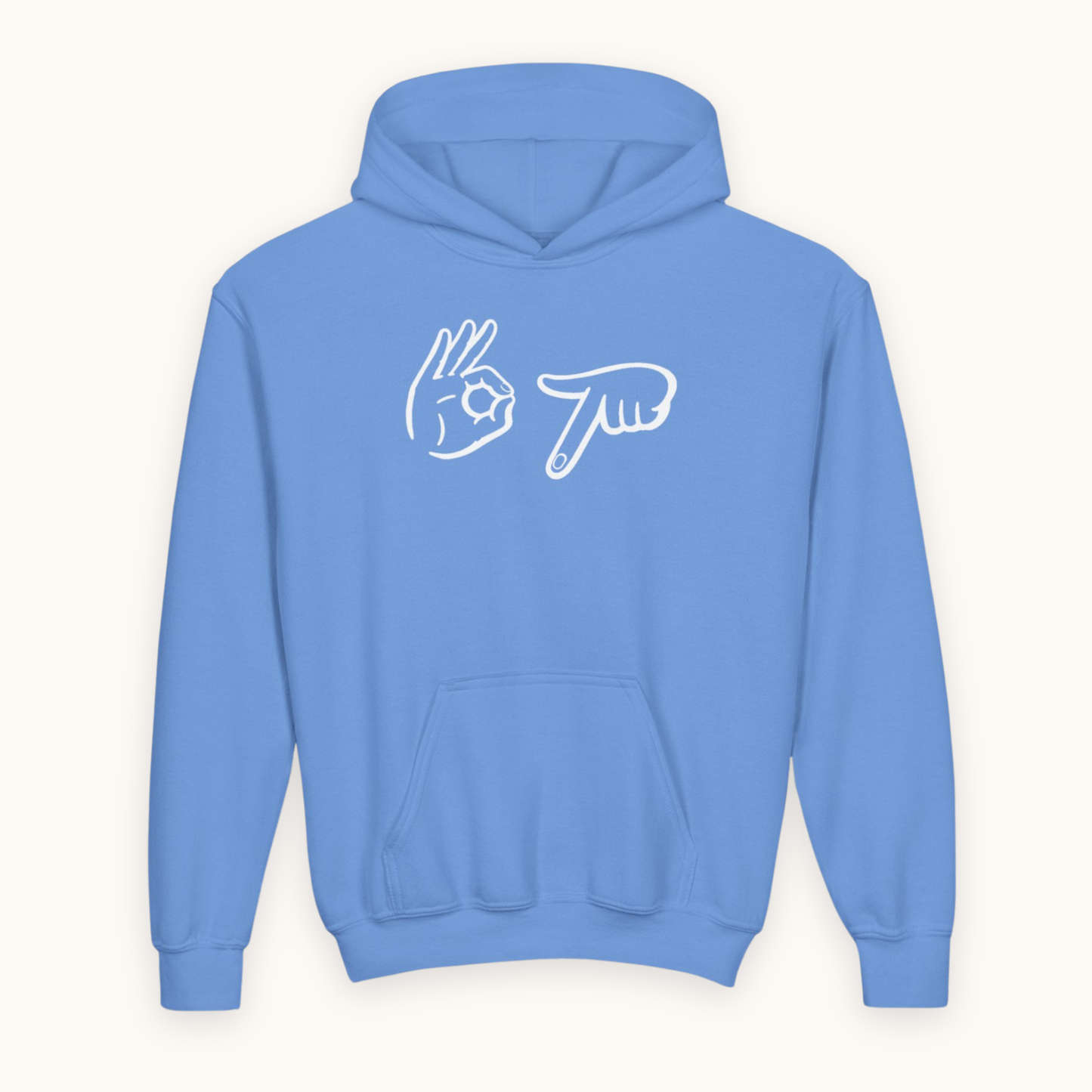 67 Hands Hoodie fits Kids, Teens & Adults