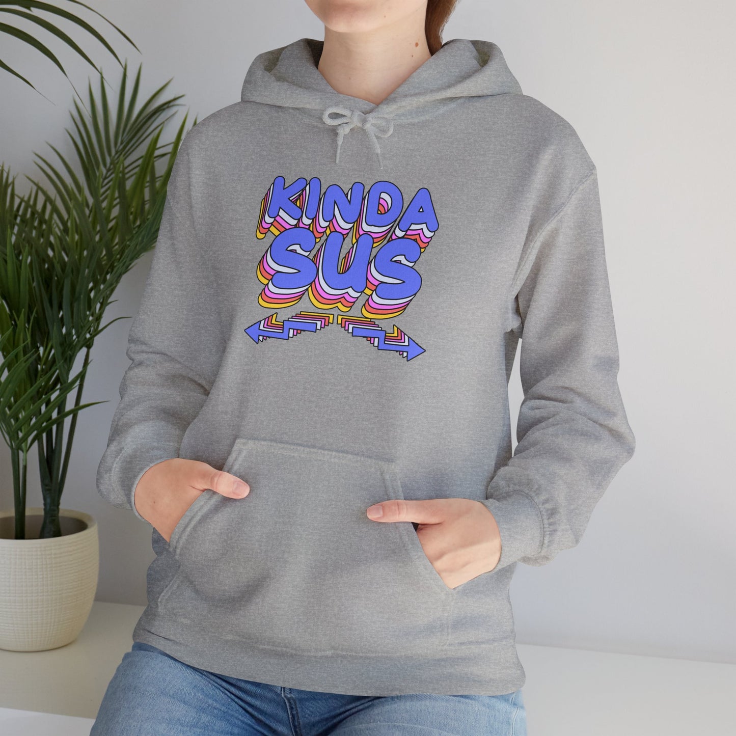 Kinda Sus Youth Hooded Sweatshirt